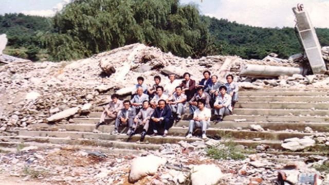 Shincheonji members visiting the ruins of the Tabernacle Temple. Source: Shincheonji.org.