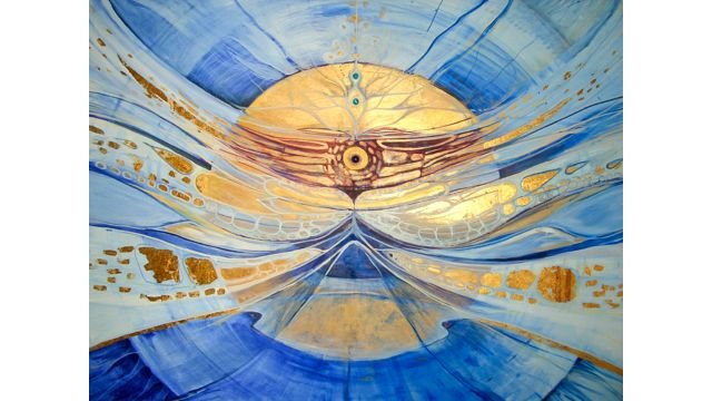 “Svadhisthana Chakra Mandala” by MISA painter Ines Honfi.