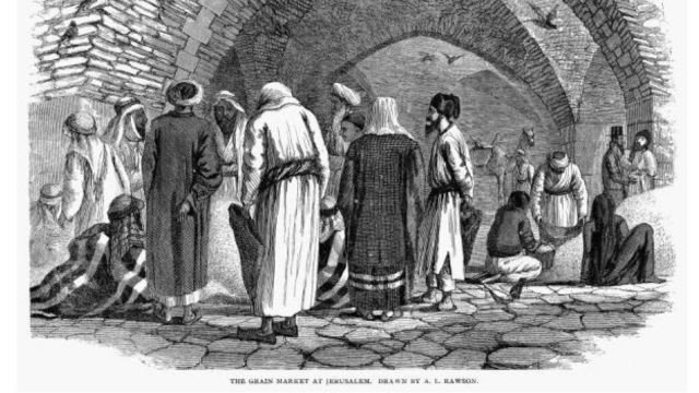  “The Grain Market at Jerusalem” by Albert Leighton Rawson. From X.