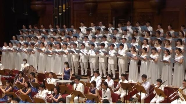 Christian Gospel Mission renowned Symphony Orchestra performing in Taiwan.