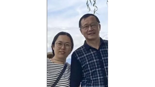 Elder Ding Zhongfu and his wife in happier times. From X.