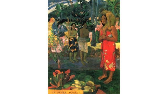 Gauguin, “Ia Orana Maria” (1891). Credits.