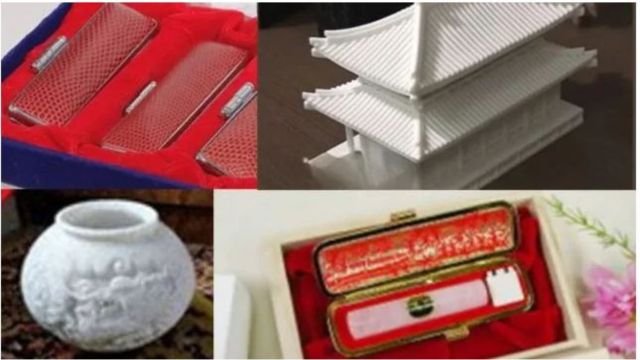 「霊感商法」：統一教会の日本人信者（教会自体ではなく）が、幸運をもたらすと主張して法外な値段で販売したと非難された商品。
