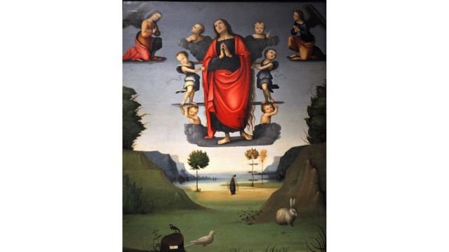 Master of the Assumption of the Magdalene, “The Assumption of Mary Magdalene” (1506–1507). Photo by Richard Stracke.