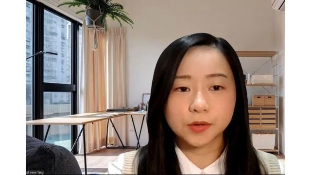 Irene Tang speaks.
