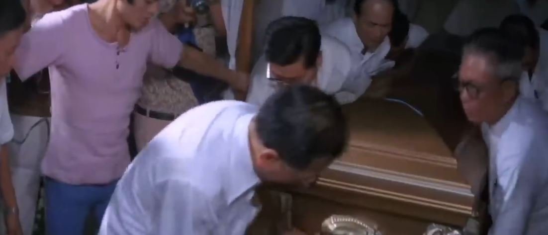 Bruce Lee’s (1940–1973) funeral in 1973. From “Nixon Addendum.”