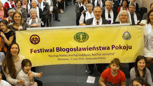 ポーランドで開催された家庭連合のイベント。出典：FFWPUミッション・サポート。
