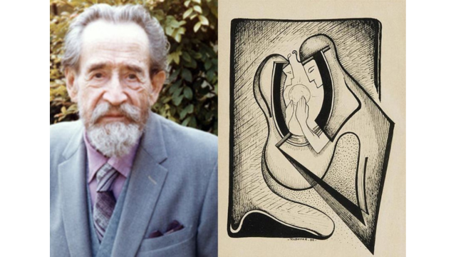 Dane Rudhyar and his work “The Magnet of Love” (1952).