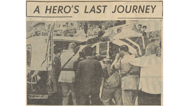 Press coverage of the funerals of Inspector Ronald J. McEwen (1930–1967).