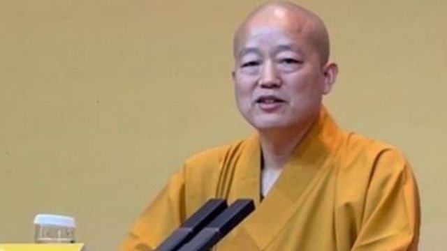 Master Minghai, Vice President of China Buddhist Association, delivered a keynote speech at the training course.