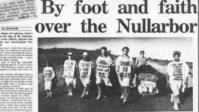 Media coverage of the walk.