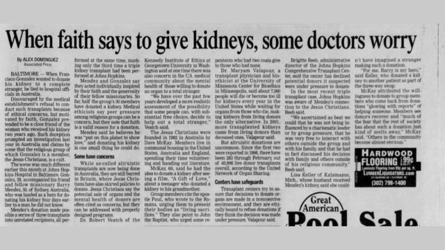 2005: the media echoed objections by some doctors.