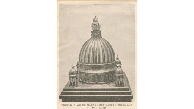 Machell, design for the Blavatsky Urn (1891).