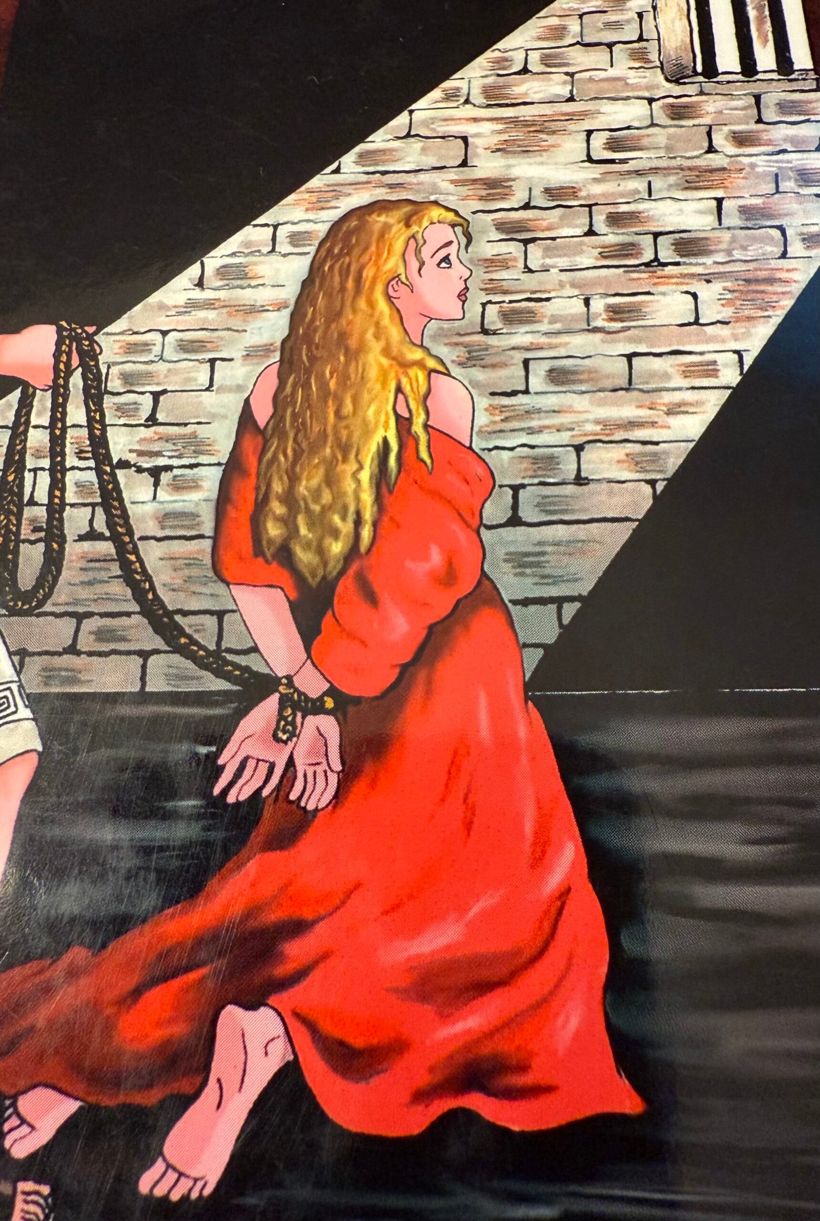 Agatha in prison as depicted by Grazia Mustica.