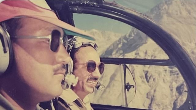 The author as a co-pilot