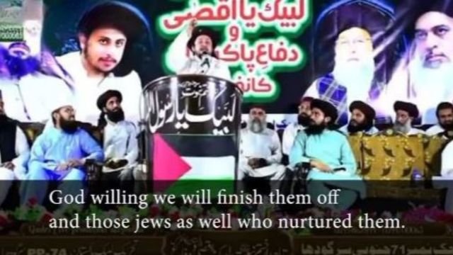 Anti-Ahmadi video with anti-Semitic content.