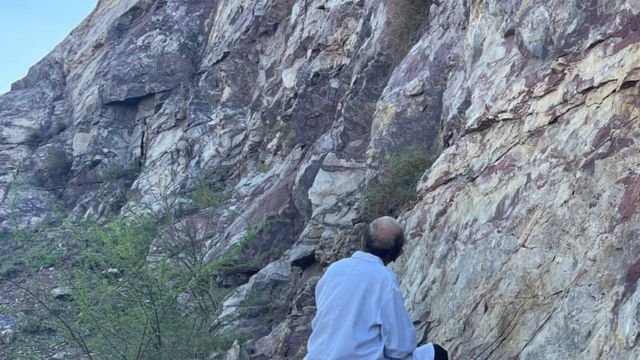 Rock carvings on Kirana Hills