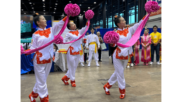 Tai Ji Men dizi (disciples) at the 2023 Parliament of World’s Religions in Chicago.