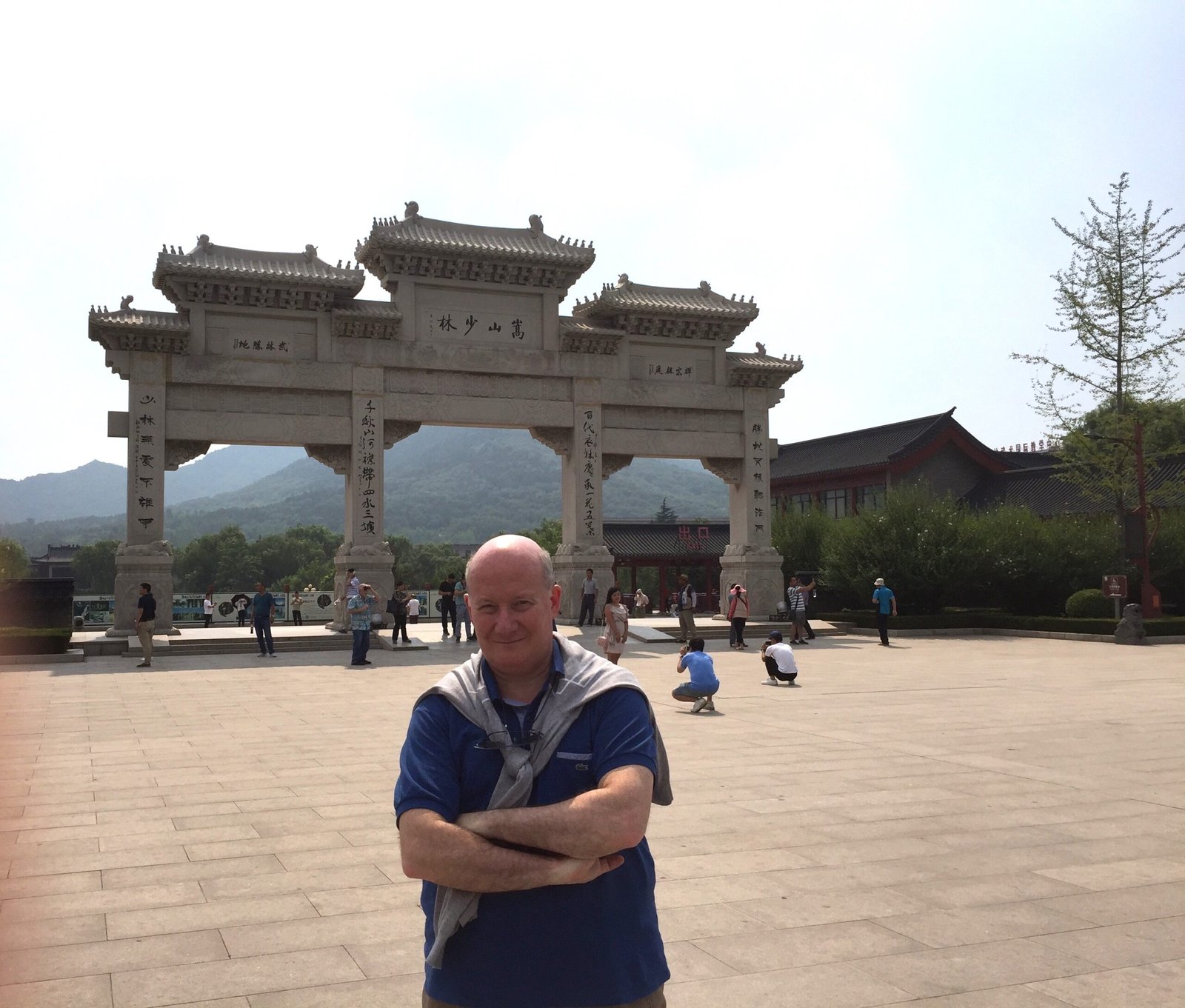 &ldquo;Bitter Winter&rdquo; editor-in-chief Massimo Introvigne at the gate leading to Shaolin Monastery, June 26, 2017 (when, before launching &ldquo;Bitter Winter,&rdquo; he was still allowed to visit China).