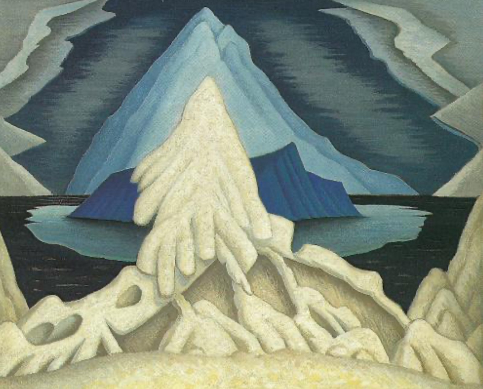 Lawren Harris, “Winter Comes from the Arctic to the Temperate Zone” (1935).