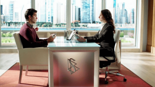 An auditing session in the Church of Scientology. Source: scientology.org.