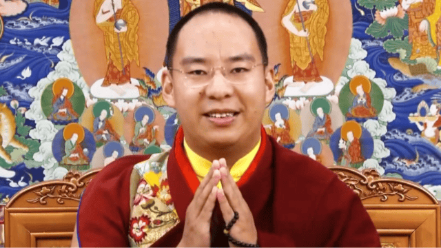 The false Panchen Lama. Credits.