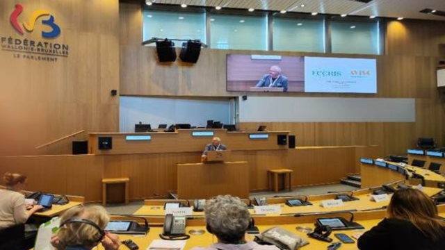 A view of the June 2025 FECRIS conference in Brussels. Source: Missionary Department, Archdiocese of Belgrade-Karlovci.