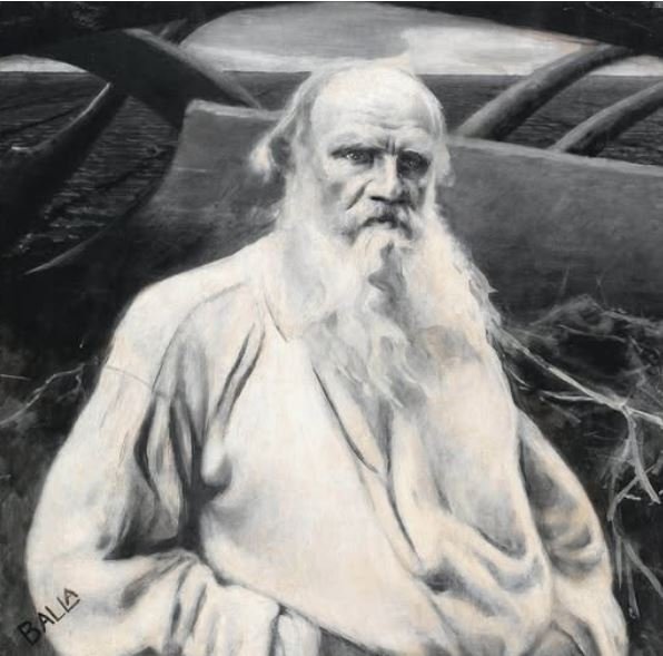 Giacomo Balla, “Portrait of Leo Tolstoy,” 1910.