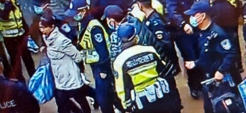 Another image of the raids targeting the Life Zen Temple.