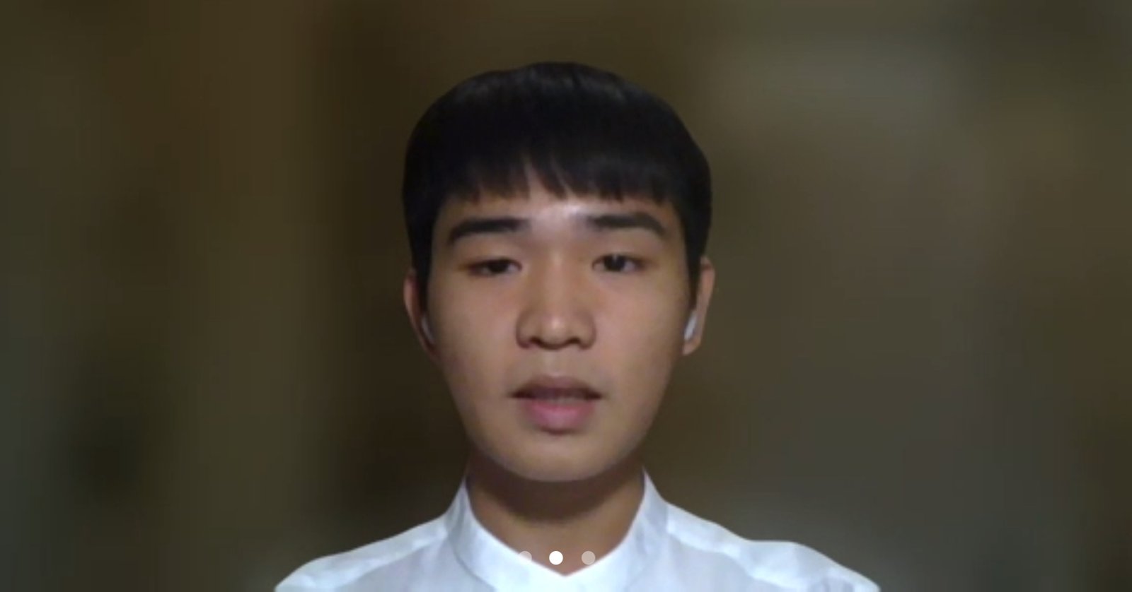 Ethan Gao presents his testimony.