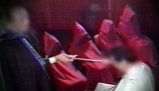 Iniziazione nell’Ordine del Tempio Solare. Screenshot.