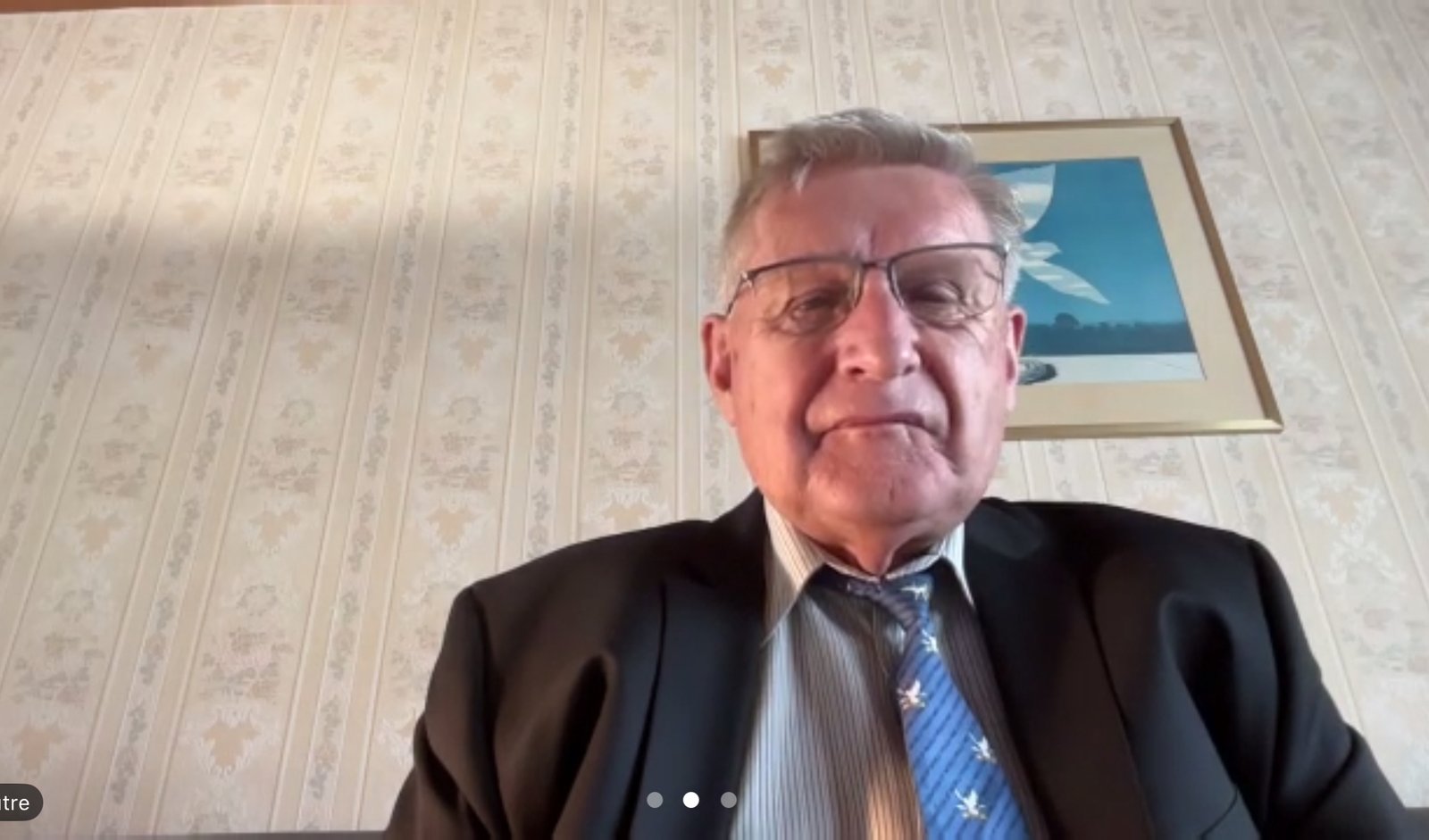 Willy Fautré at the webinar.