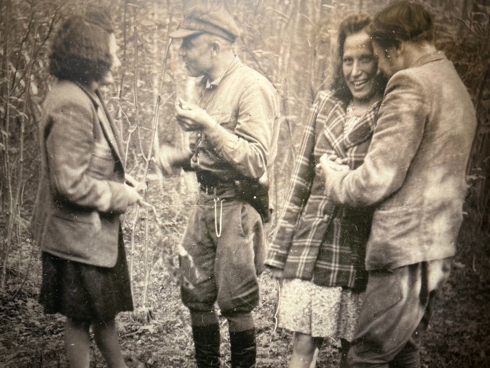 A “pancake party,” from the exhibition