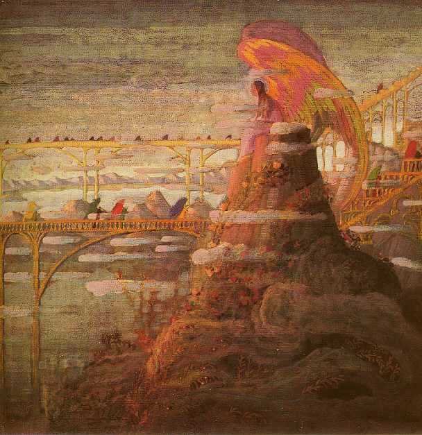 Mikalojus Konstantinas Čiurlionis (1875–1911 m.), „Angelas. Preliudas“ (1908–1909 m.). Šaltinis