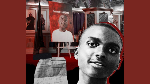 Ibrahim Ramadan honored at the AROPL headquarters in the UK.