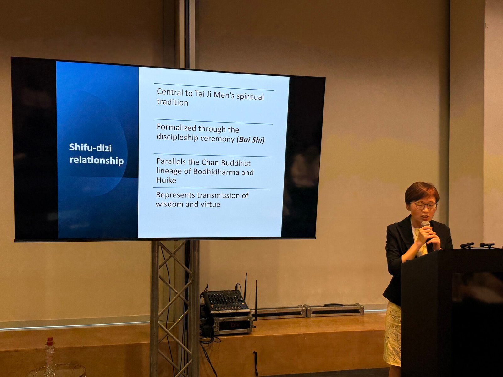 Maryann Chuang at the conference.      