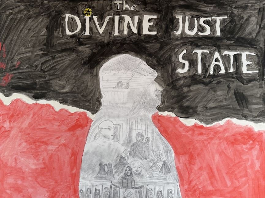 An artistic representation of the Divine Just State at AROPL’s headquarters.