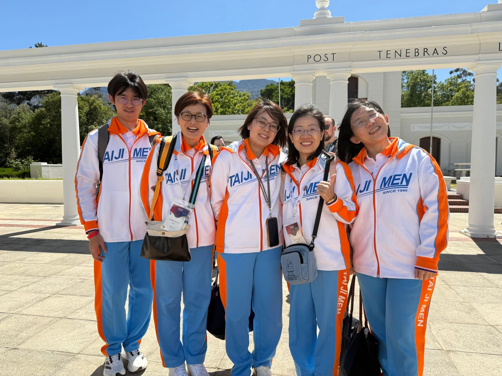 Tai Ji Men dizi in South Africa for the CESNUR conference.