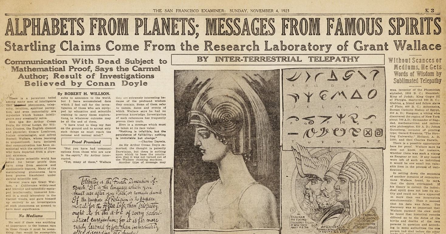 Grant Wallace: Psychic Art, Theosophy, and Spiritualism