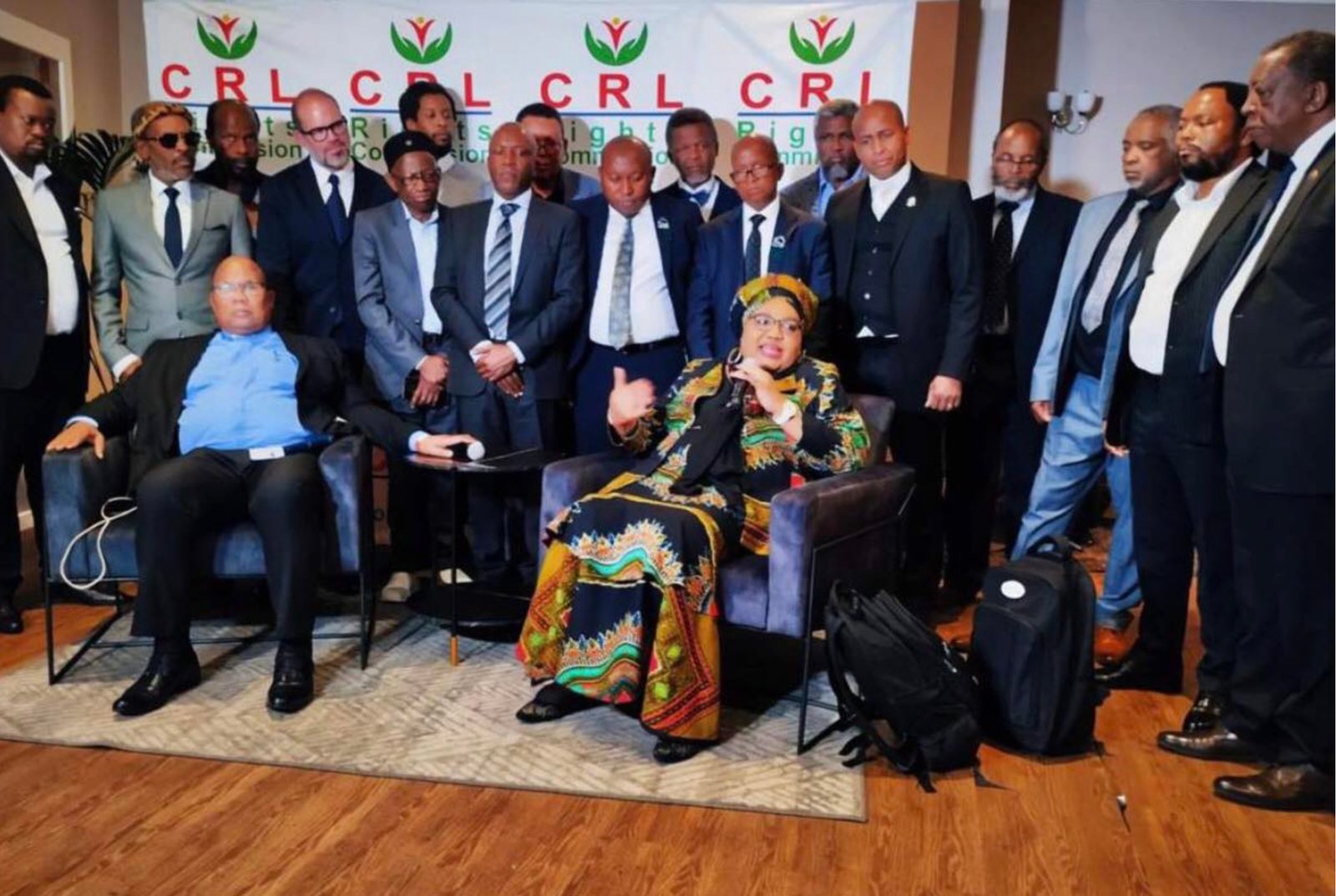 The new Section 22 Committee members with CRL chairperson Ms. Thoko Mkhwanazi-Xaluva.