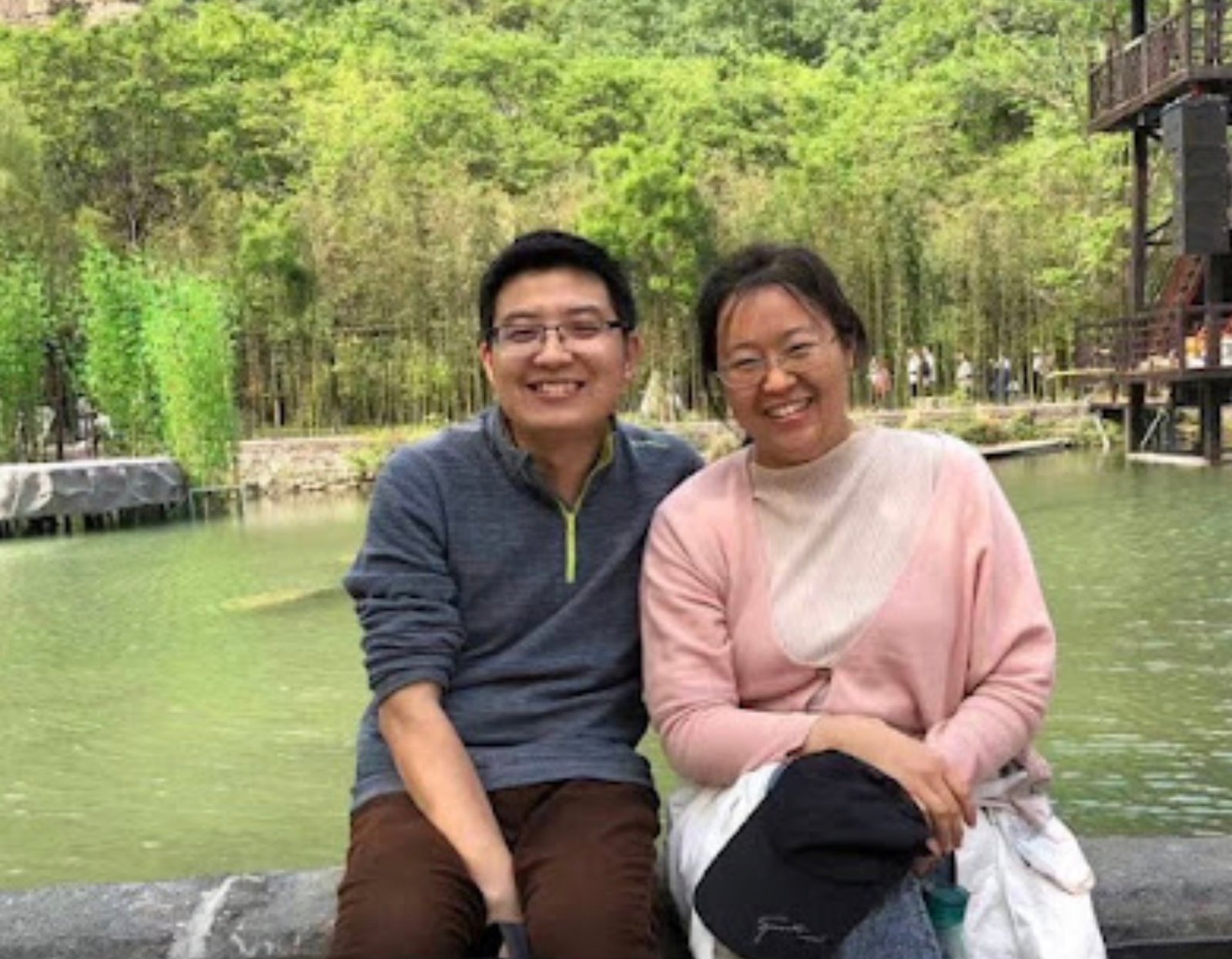 Pastor Li Jie and his wife in happier times. From X.