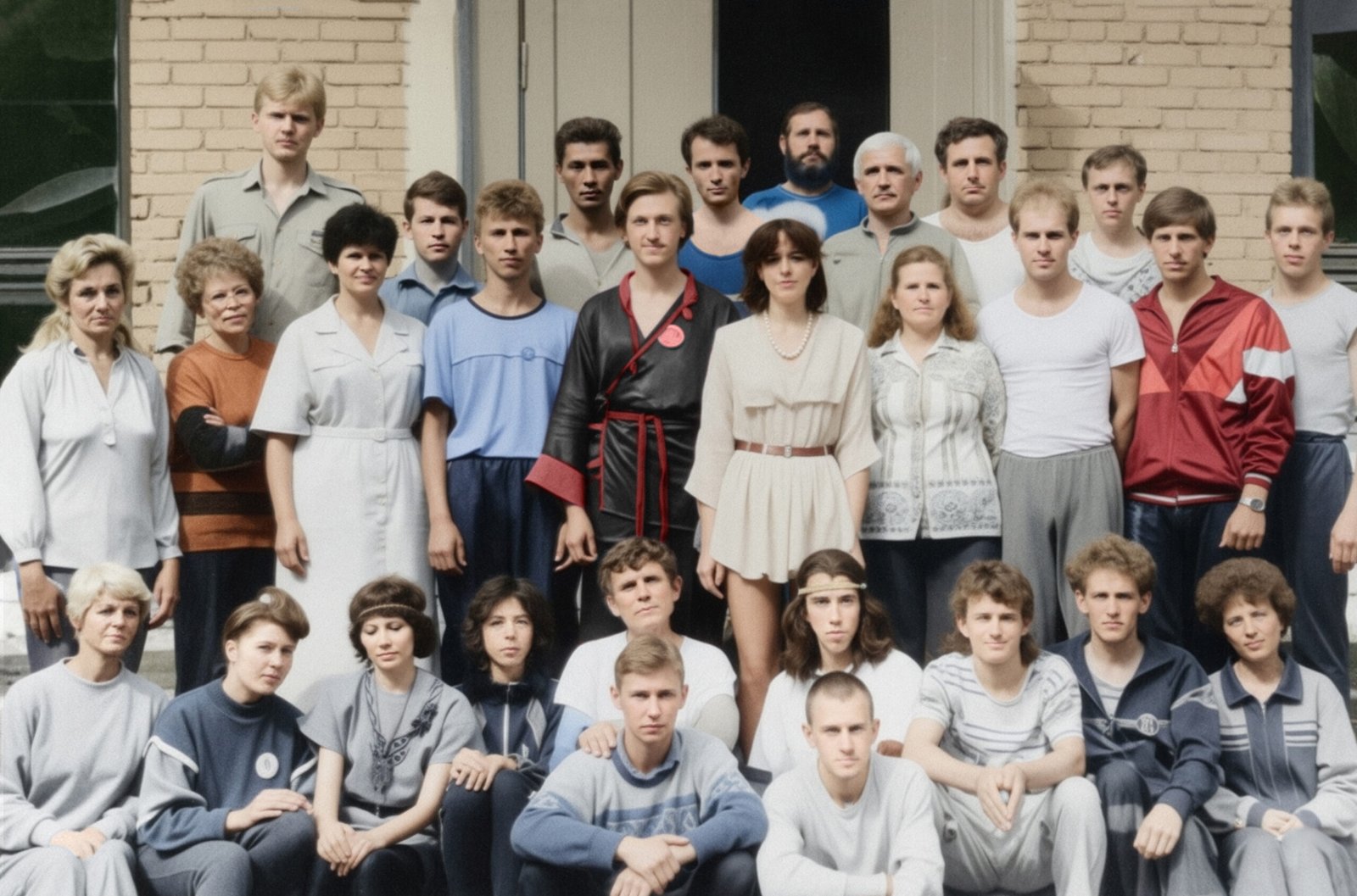 Konstantin Rudnev with some early followers. &nbsp;