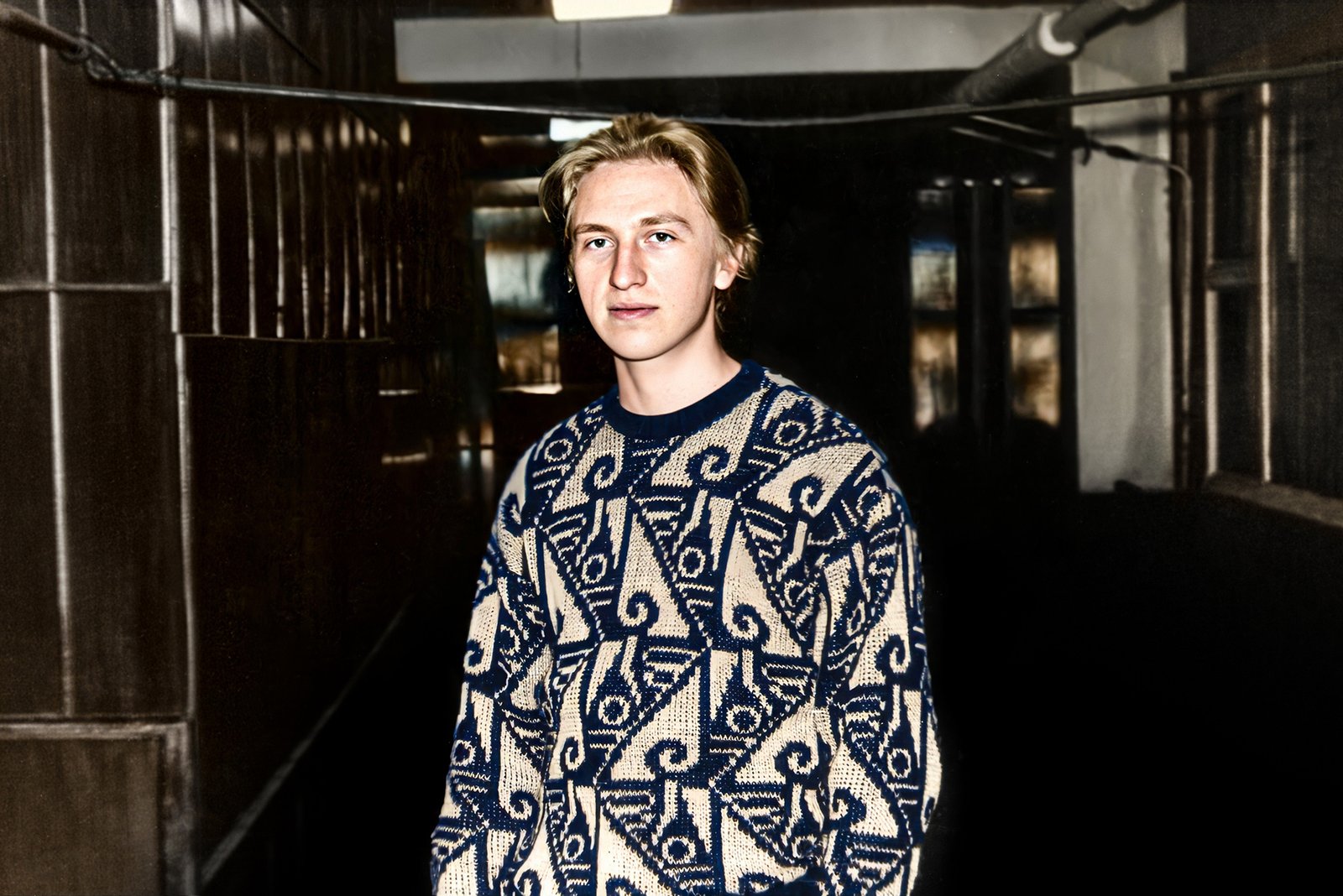 Rudnev as a young man.