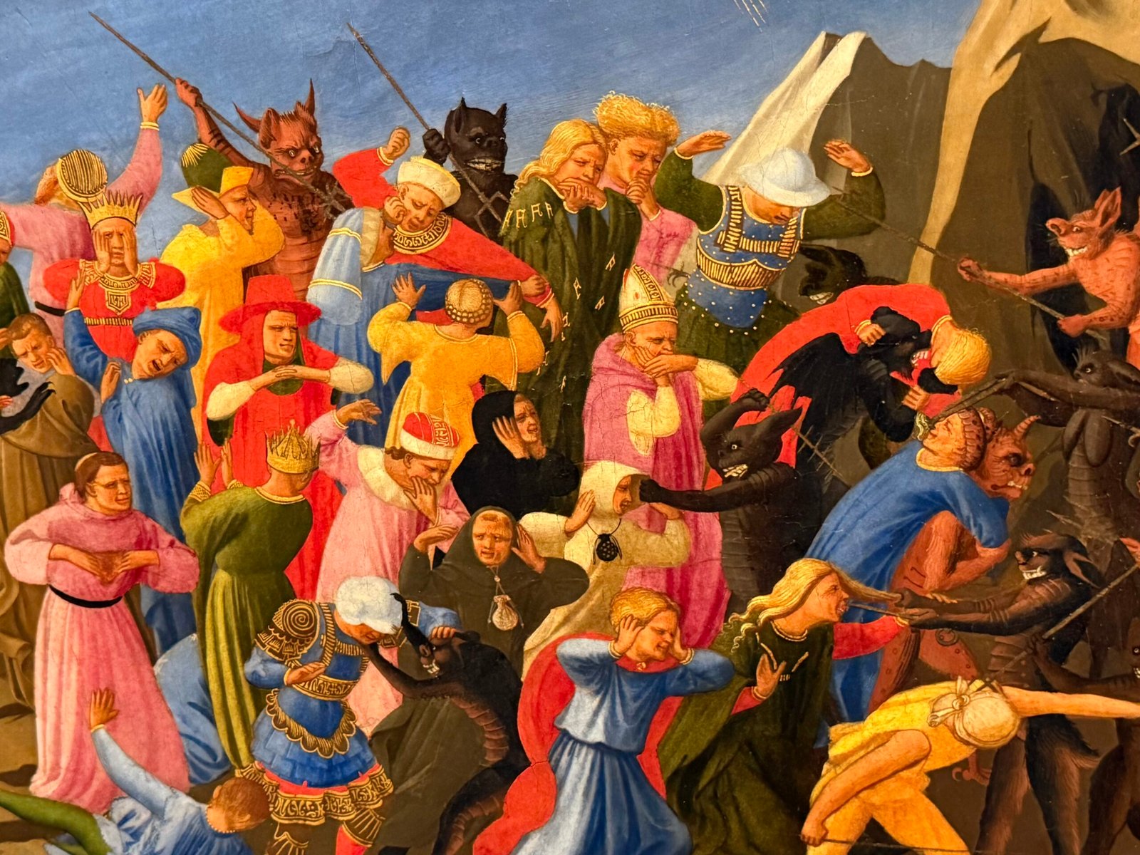  Damned to the left. From Angelico&rsquo;s &ldquo;The Last Judgment.&rdquo;