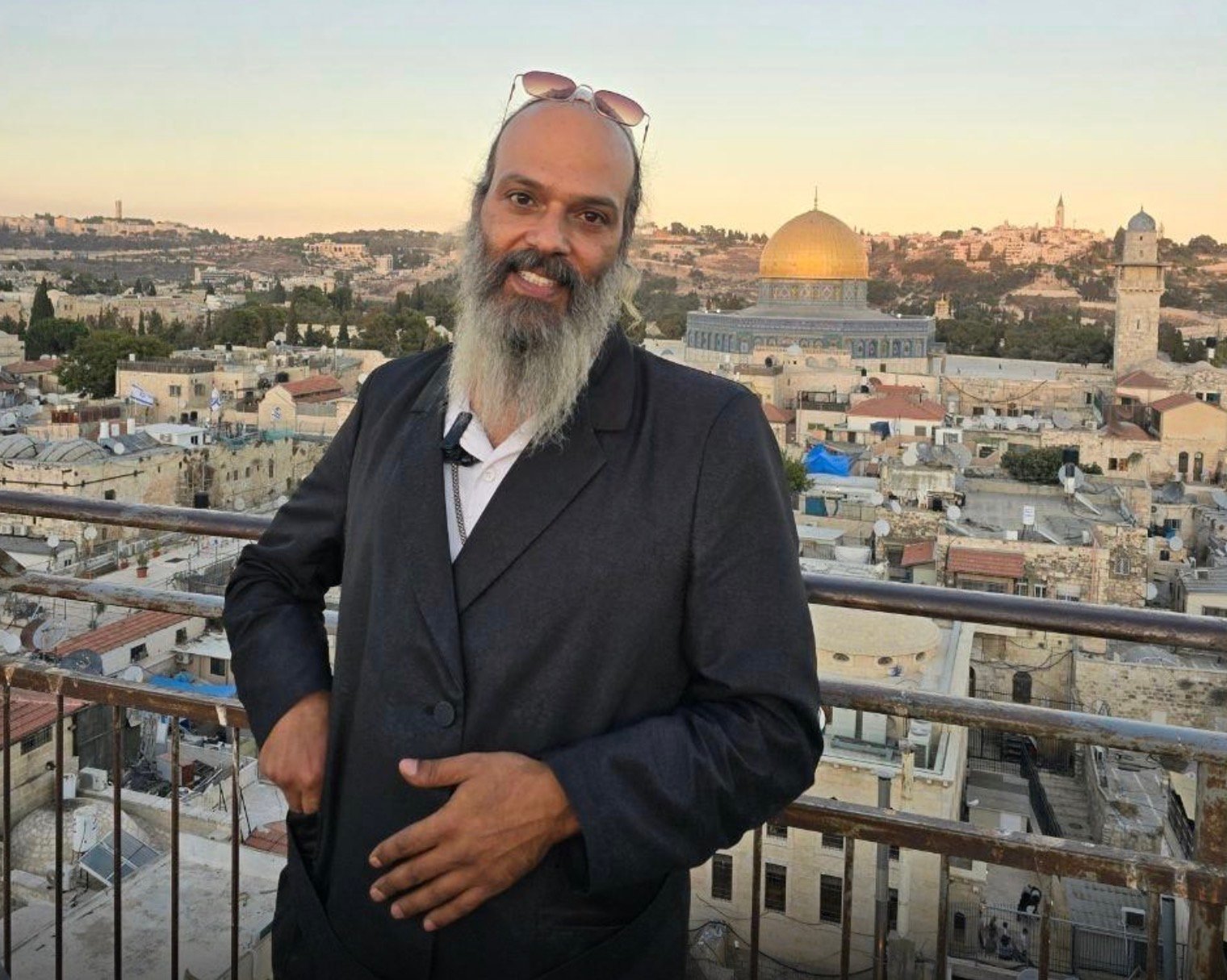 Aharon in Jerusalem.