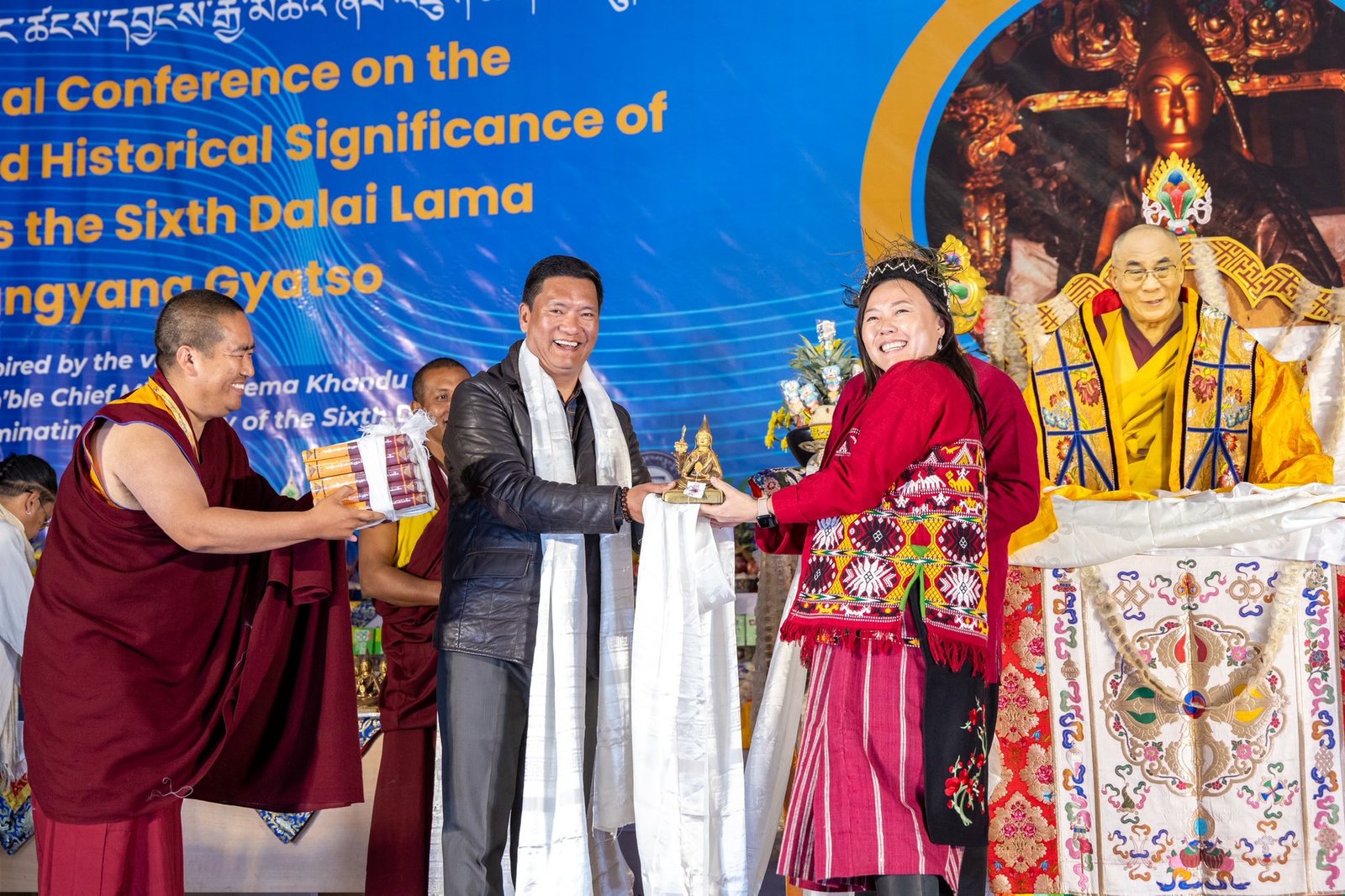 Arunachal Pradesh Chief Minister Pema Khandu at the conference.