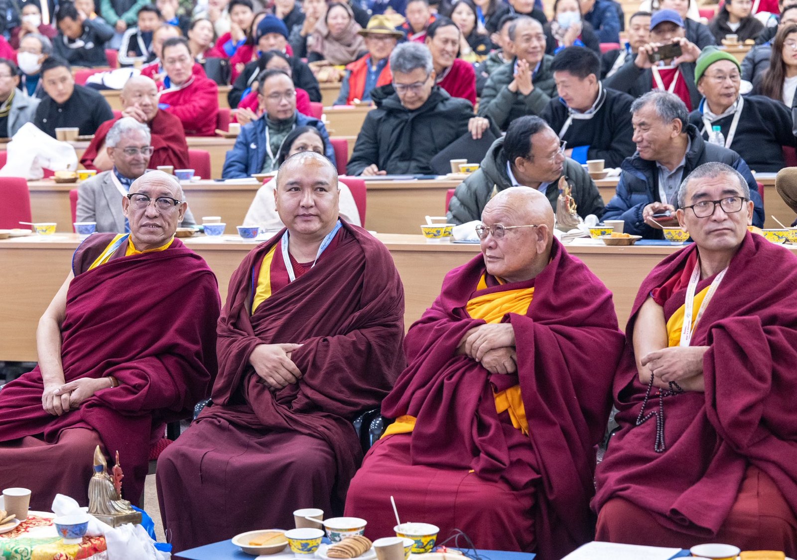 Monks at the Tawang conference.