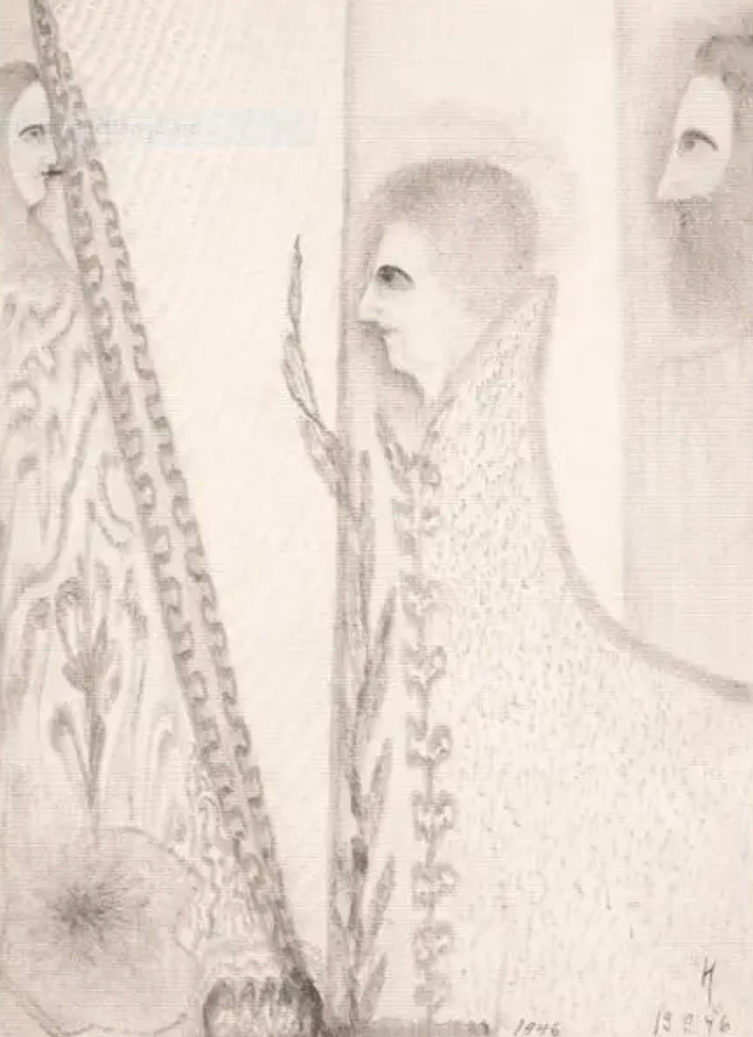 Alexandra Ionowa, &ldquo;Annie Besant in Finlandia, 1928&rdquo; (The Ionowa Foundation / Foto: GKM / Jukka Paavola).