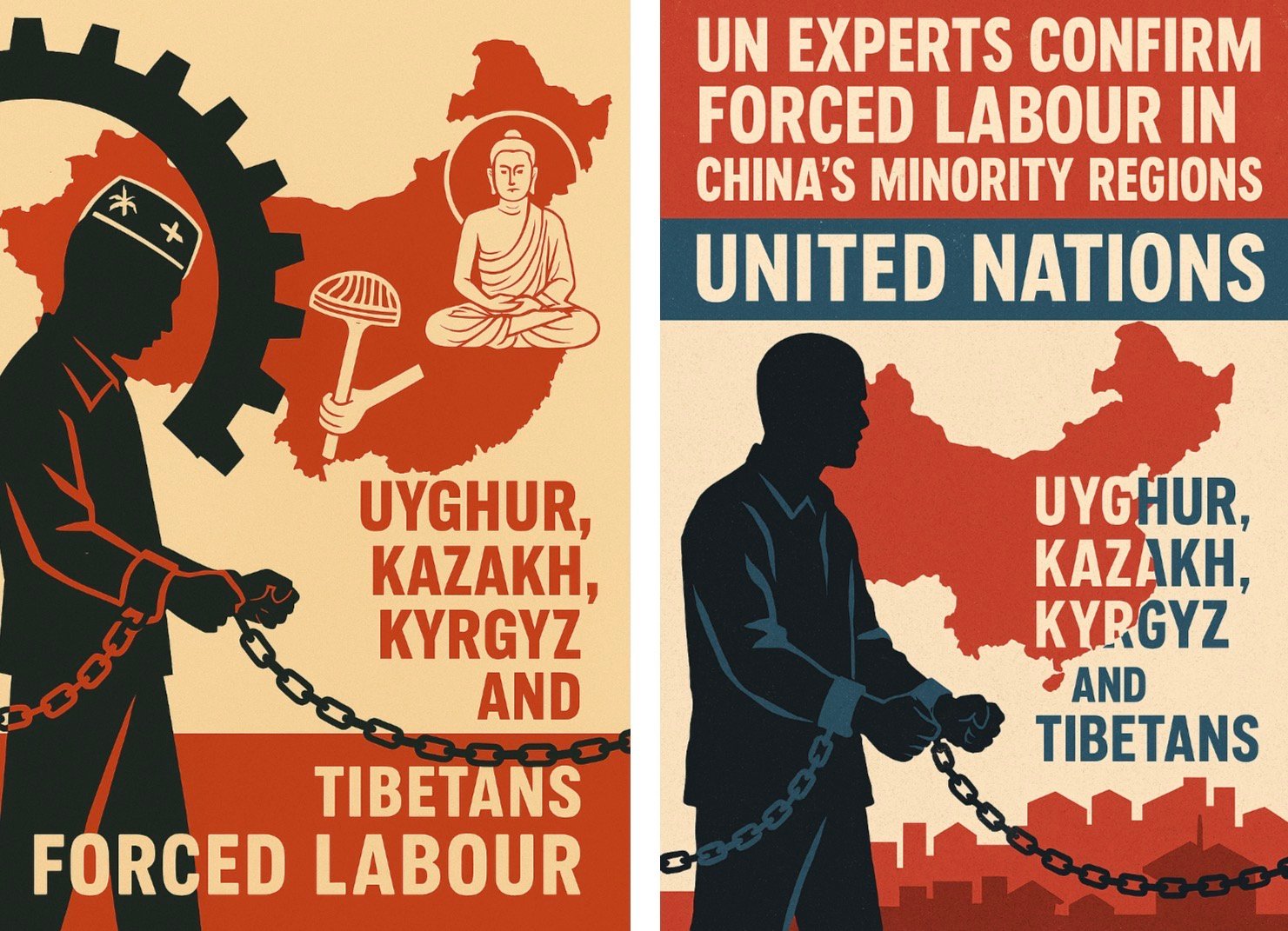  Social media reactions to the UN report.