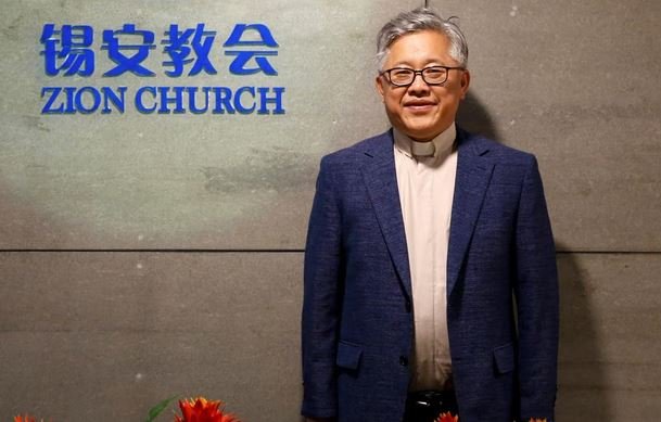 Persecuted Zion Church pastor Ezra Jin. From X.